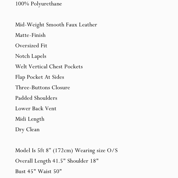 Source Unknown leather coat - Picture 8 of 8